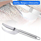 Faca para peixes 3 em 1 - Limpa, Corta e descama [COMPRE 1 LEVE 2]