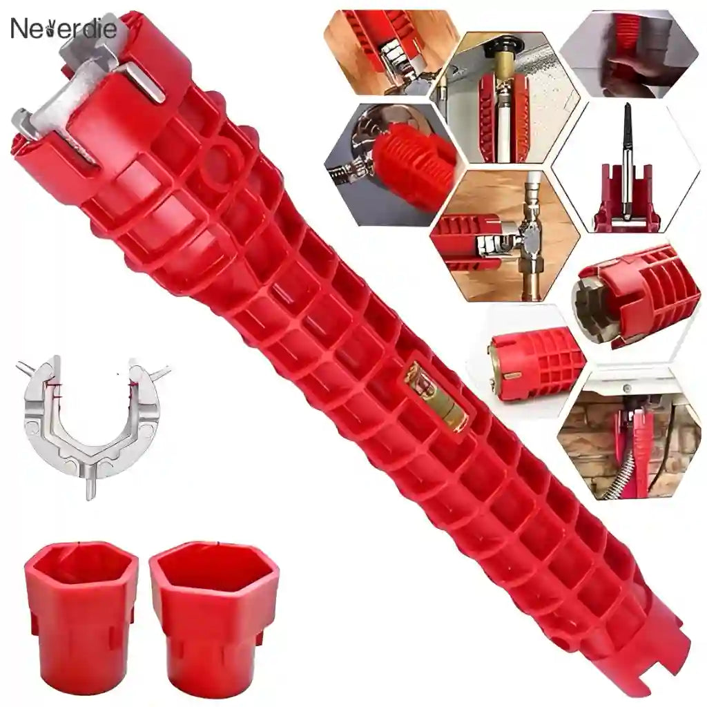 Chave Hidráulica 8 em 1 Para Encanamento - Conforto e Praticidade