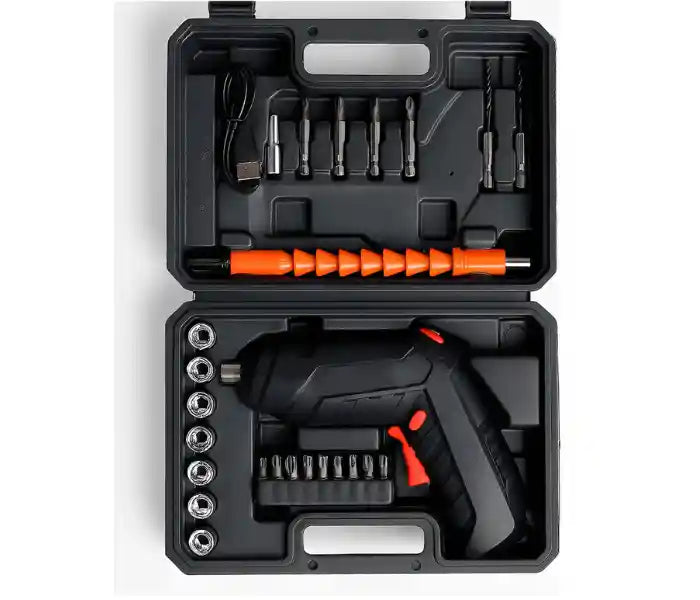 Chave de Fenda Elétrica FlexDrive™ - Ergonômica e Sem Fio