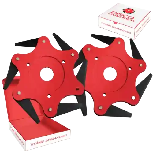 Disco de Corte para Roçadeira Universal Makita® com 6 Lâminas de Titânio Diamantado