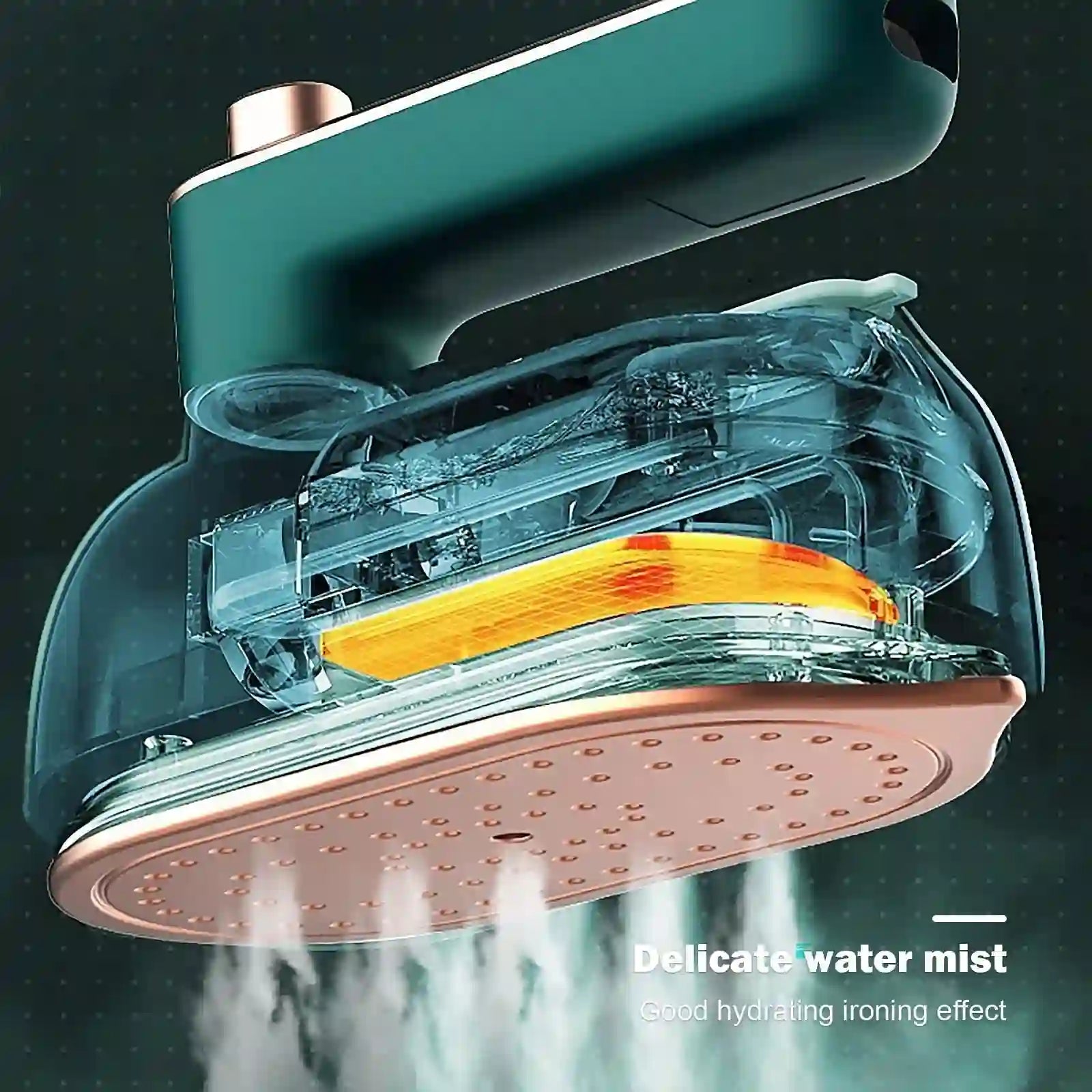 Ferro de Passar Roupas Portátil a Vapor - Bivolt