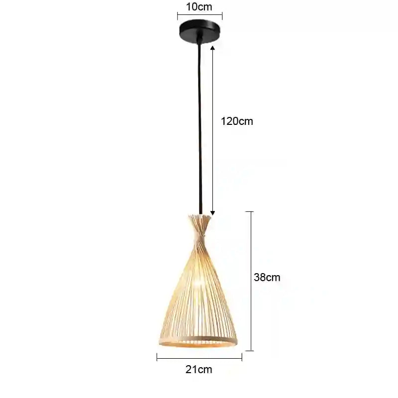 Luminária de Bambu Artesanal Para Casa