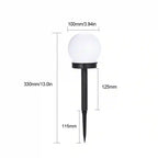 Luz de Jardim Solar em LED Redonda