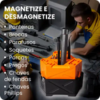 Magnetizador e Desmagnetizador de Ferramentas - Bits, Chaves, Brocas e Ponteiras