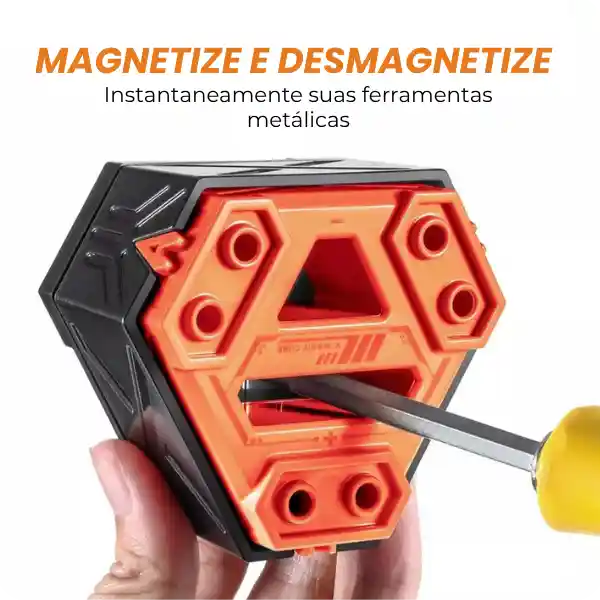 Magnetizador e Desmagnetizador de Ferramentas - Bits, Chaves, Brocas e Ponteiras