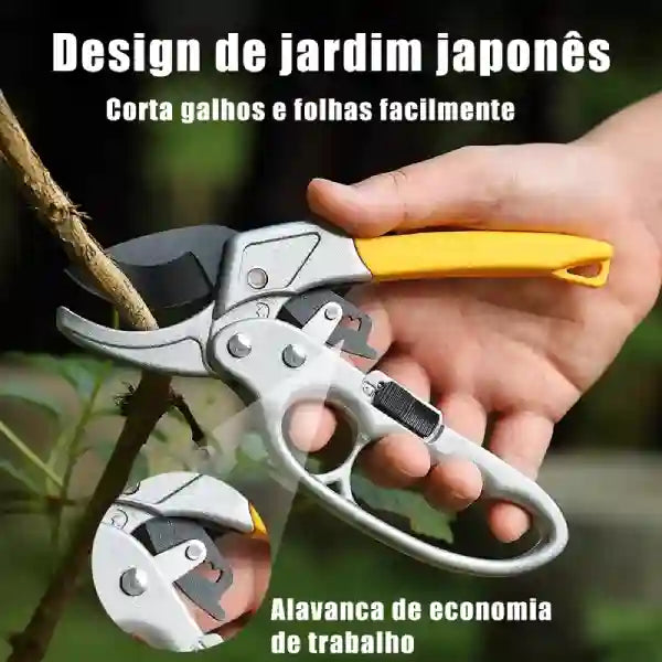 CorteFácil™ | Tesoura De Poda Com Multiplicador De Força