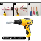 Torcedor de Emendador de Fios Para Furadeira