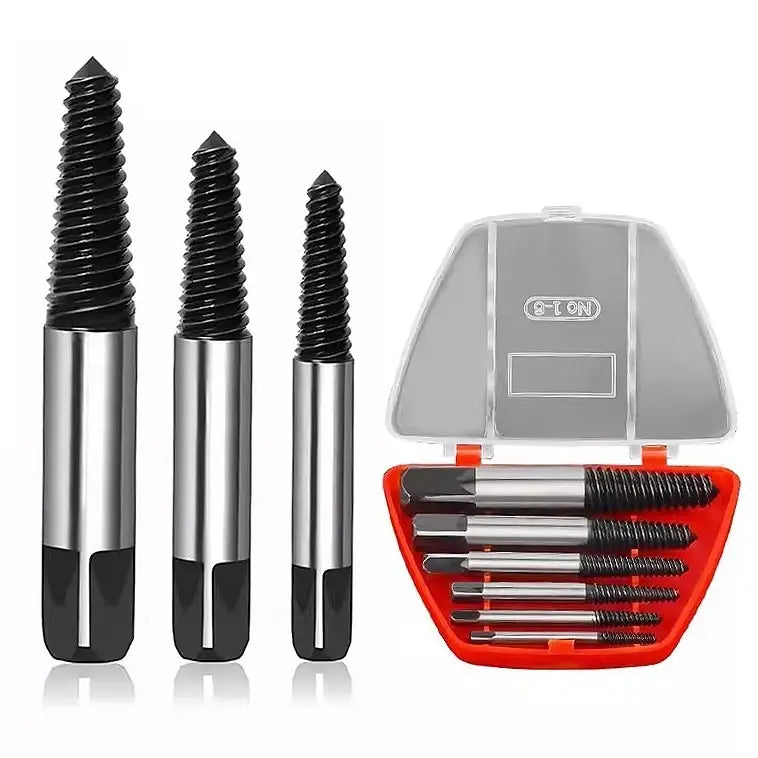 Kit Extrator de Parafusos Espanados - 5 Peças